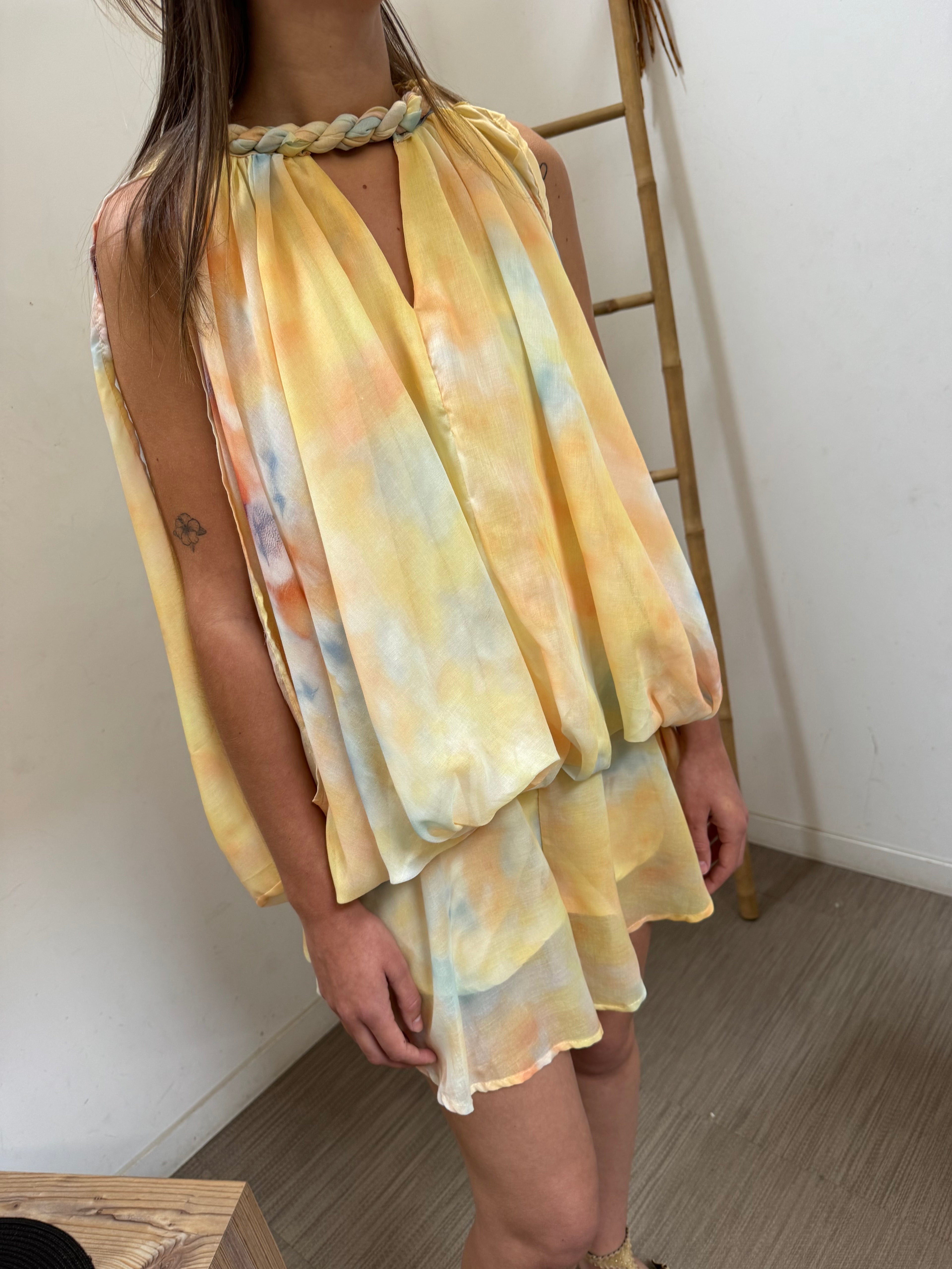 Top Elisa jaune