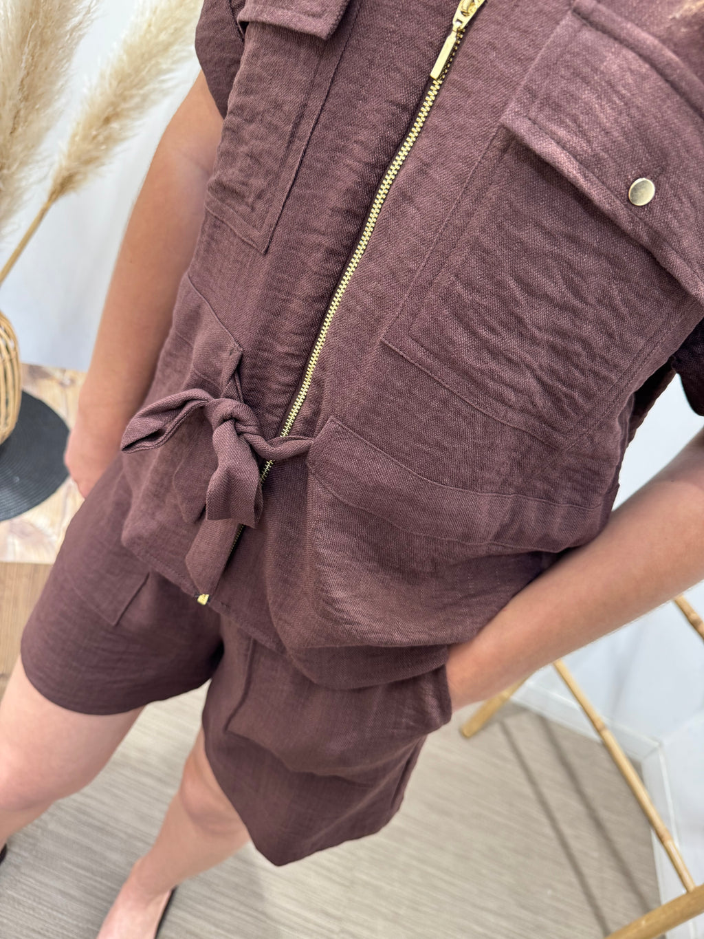 Top Geggo marron