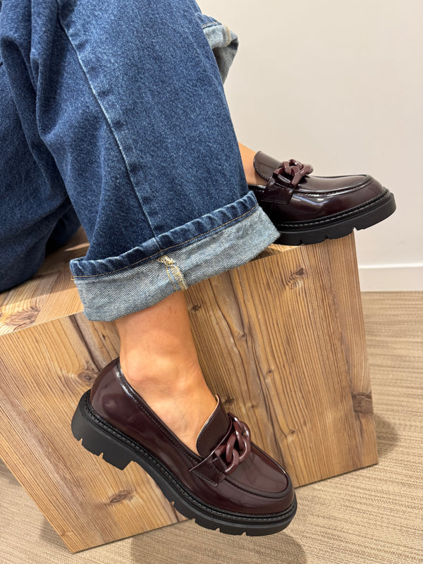 Mocassins Virelia Bordeaux