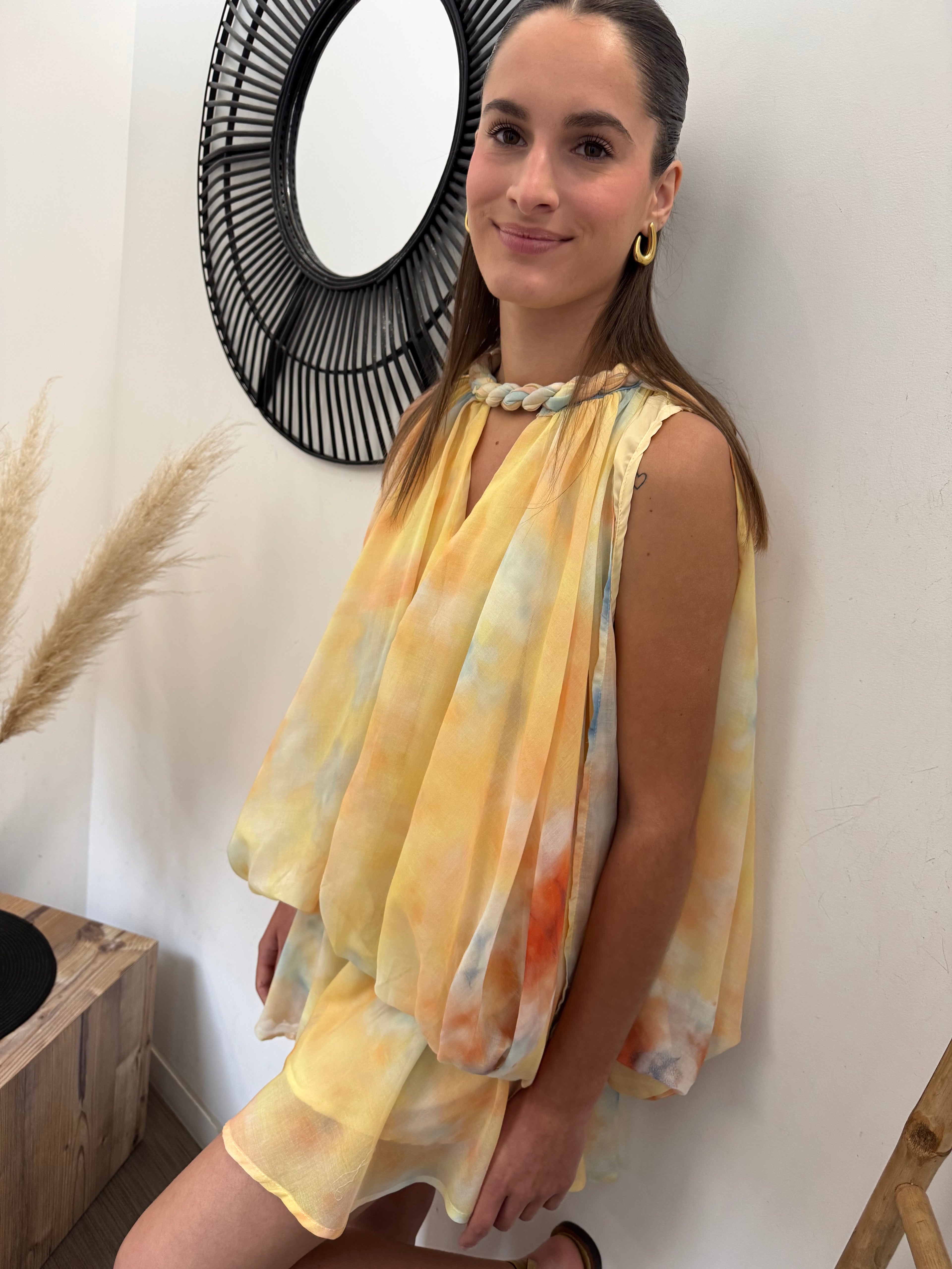 Top Elisa jaune