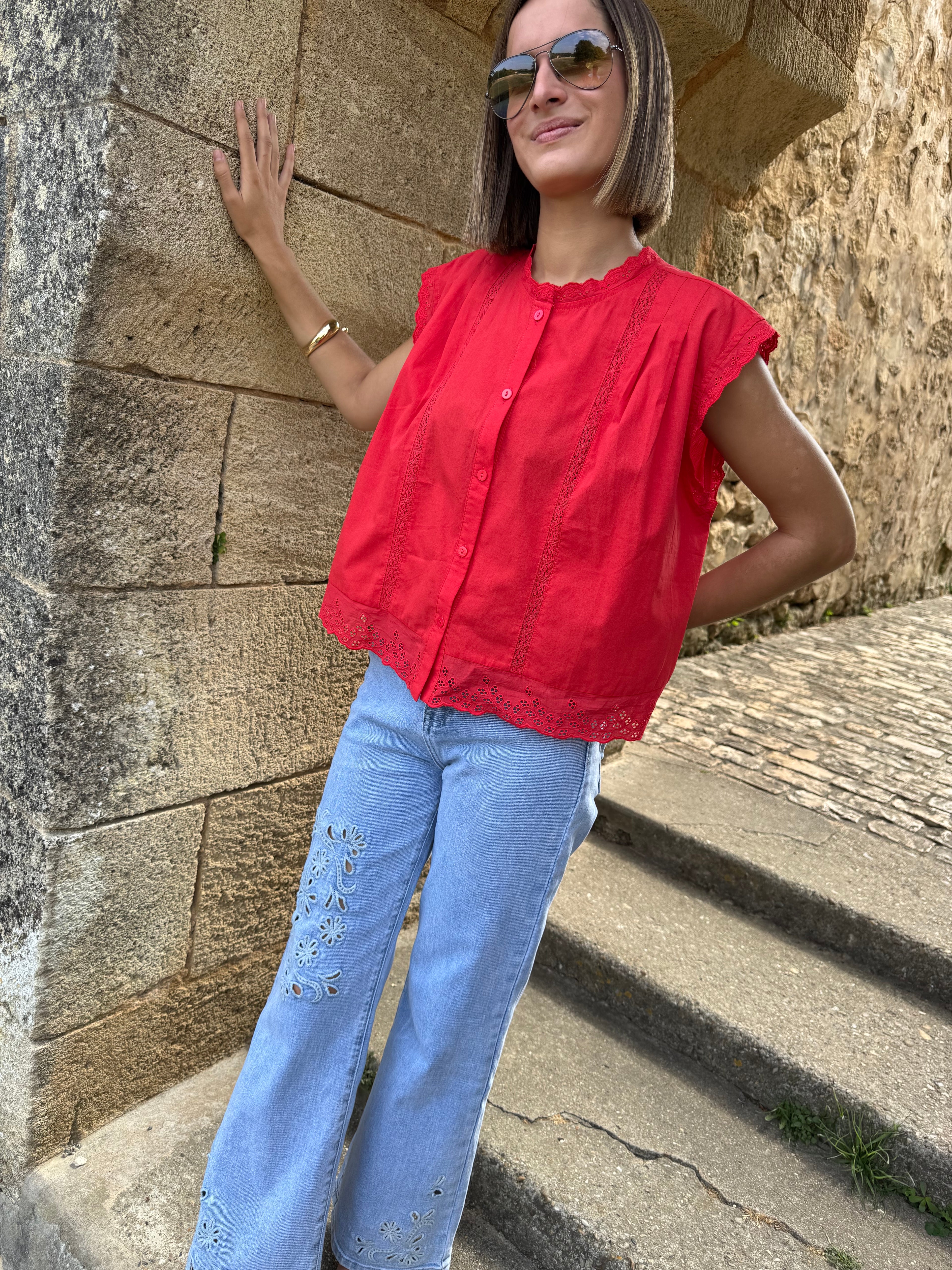 Jean Wide Leg Céleste
