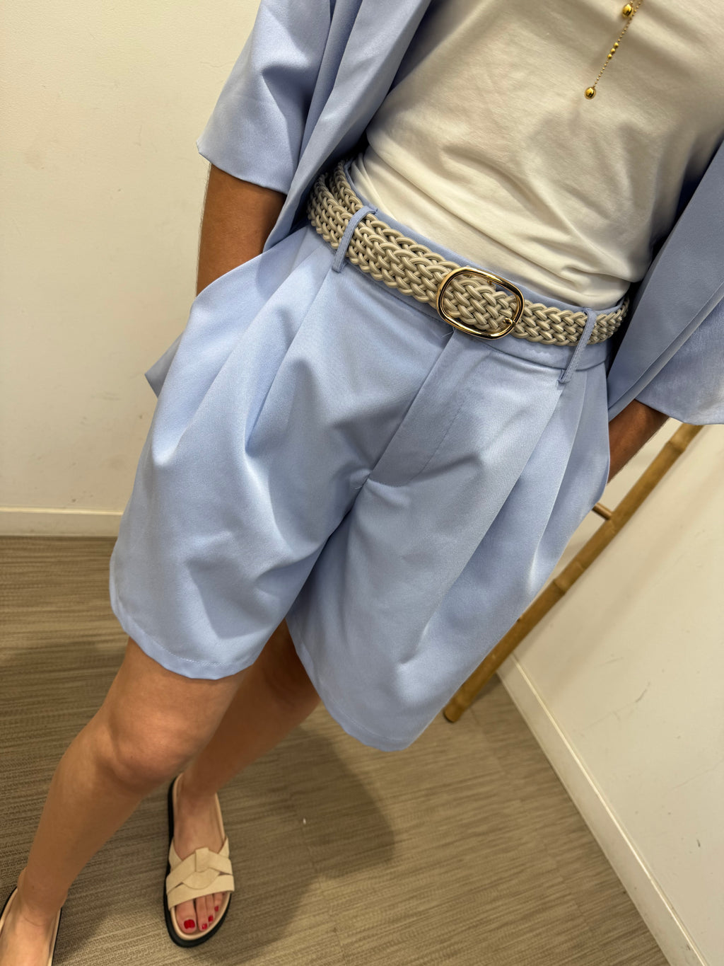 Short bleu ciel Milka