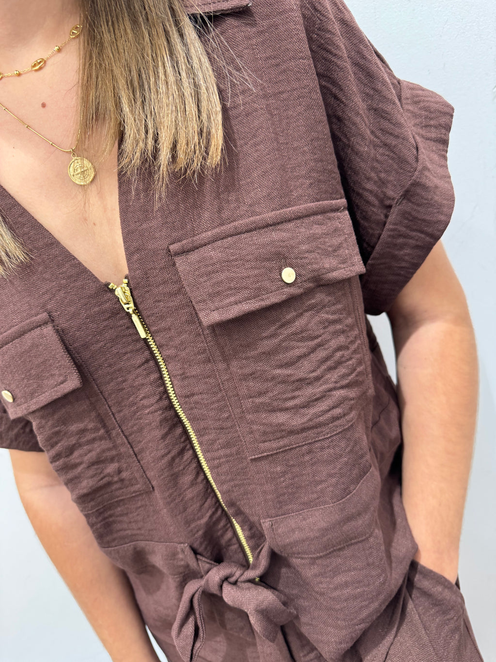 Top Geggo marron