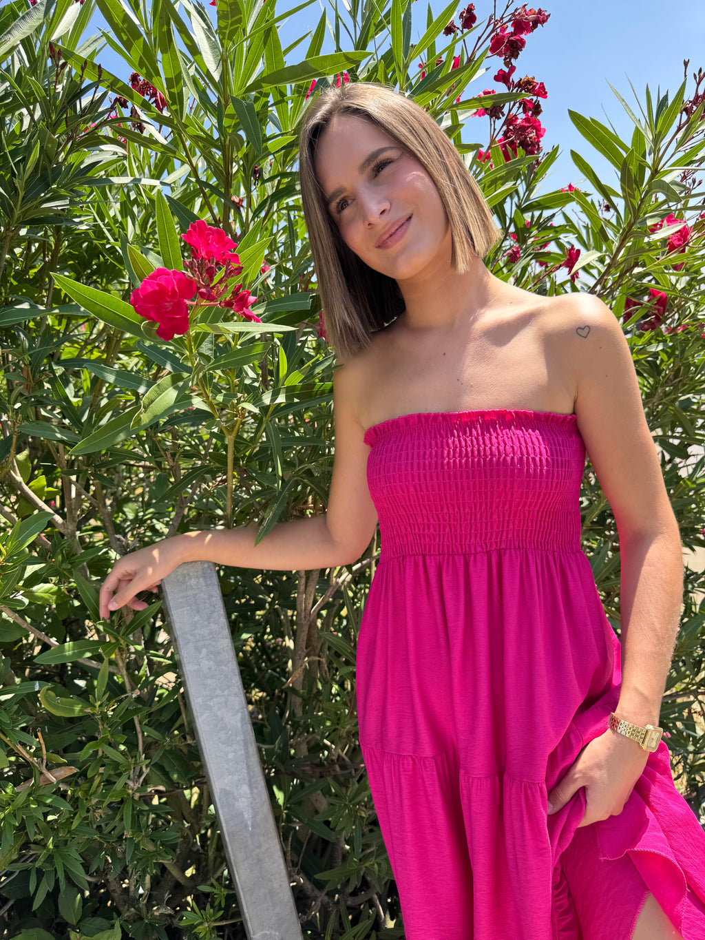 Robe Forcyma Fuchsia