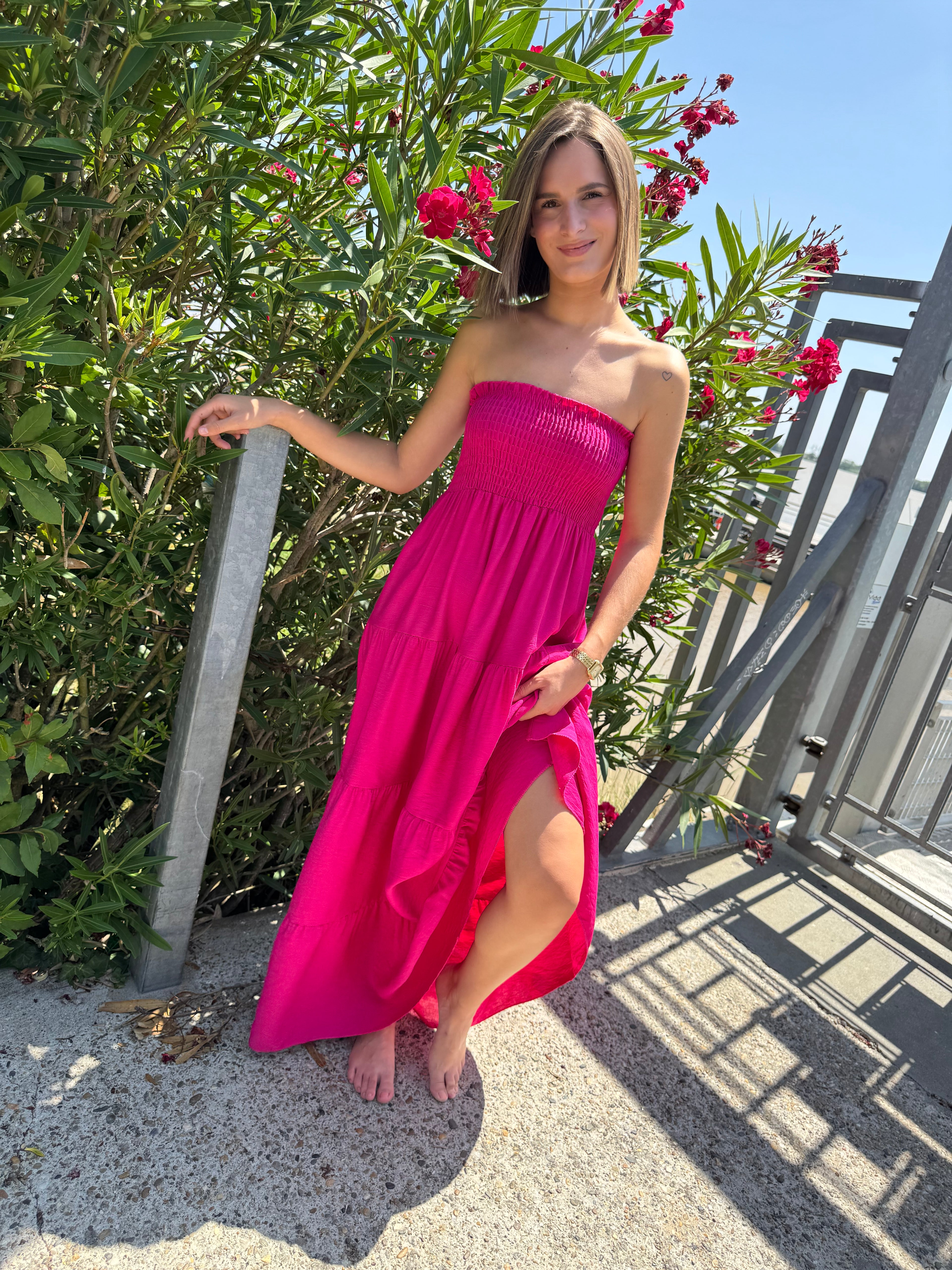 Robe Forcyma Fuchsia