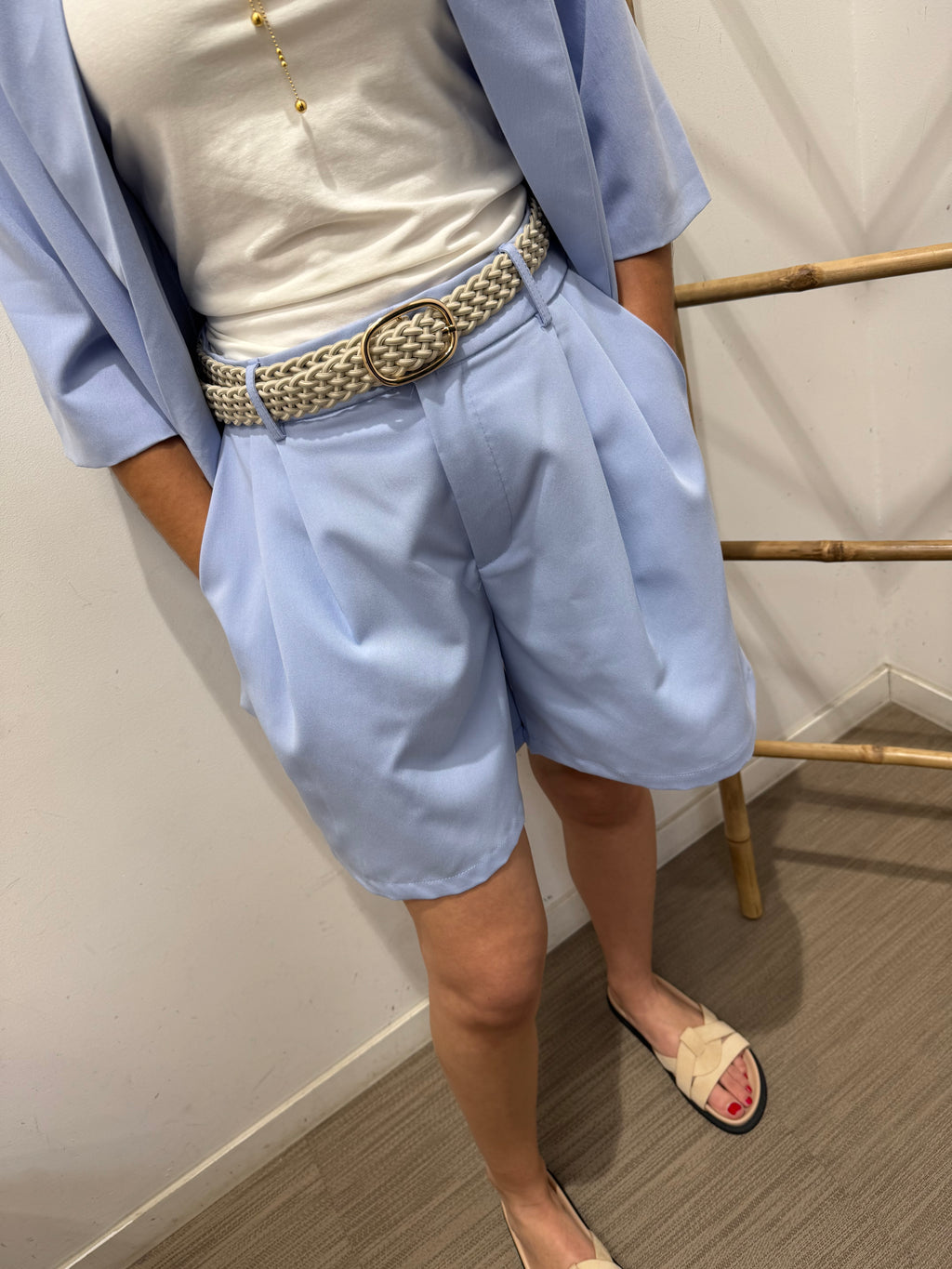 Short bleu ciel Milka