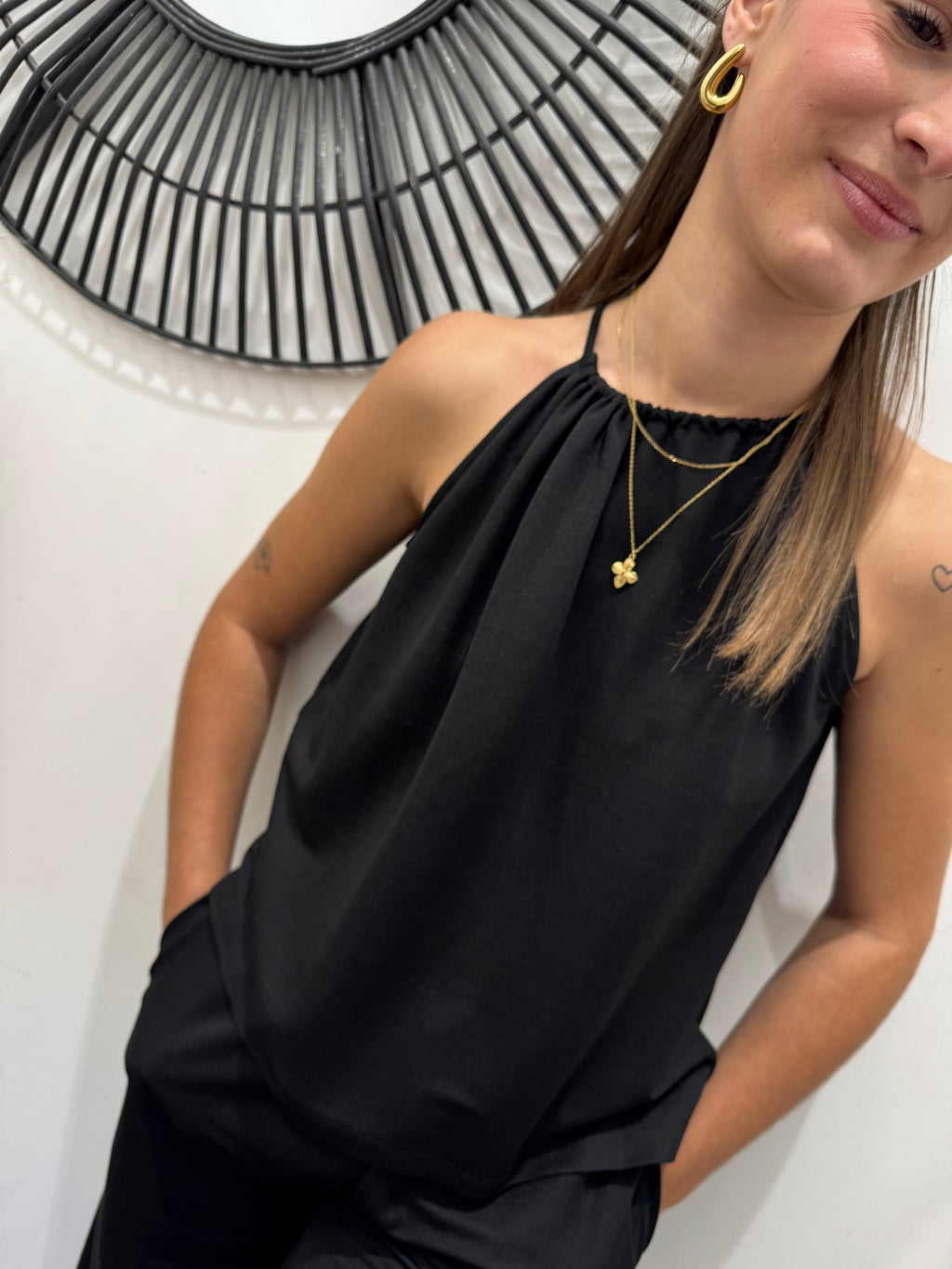 Top Leslie noir