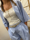 Blazer bleu ciel Milka