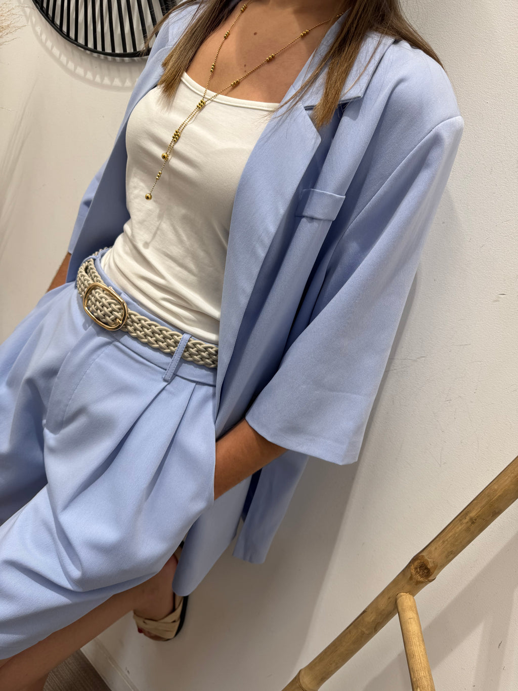 Blazer bleu ciel Milka