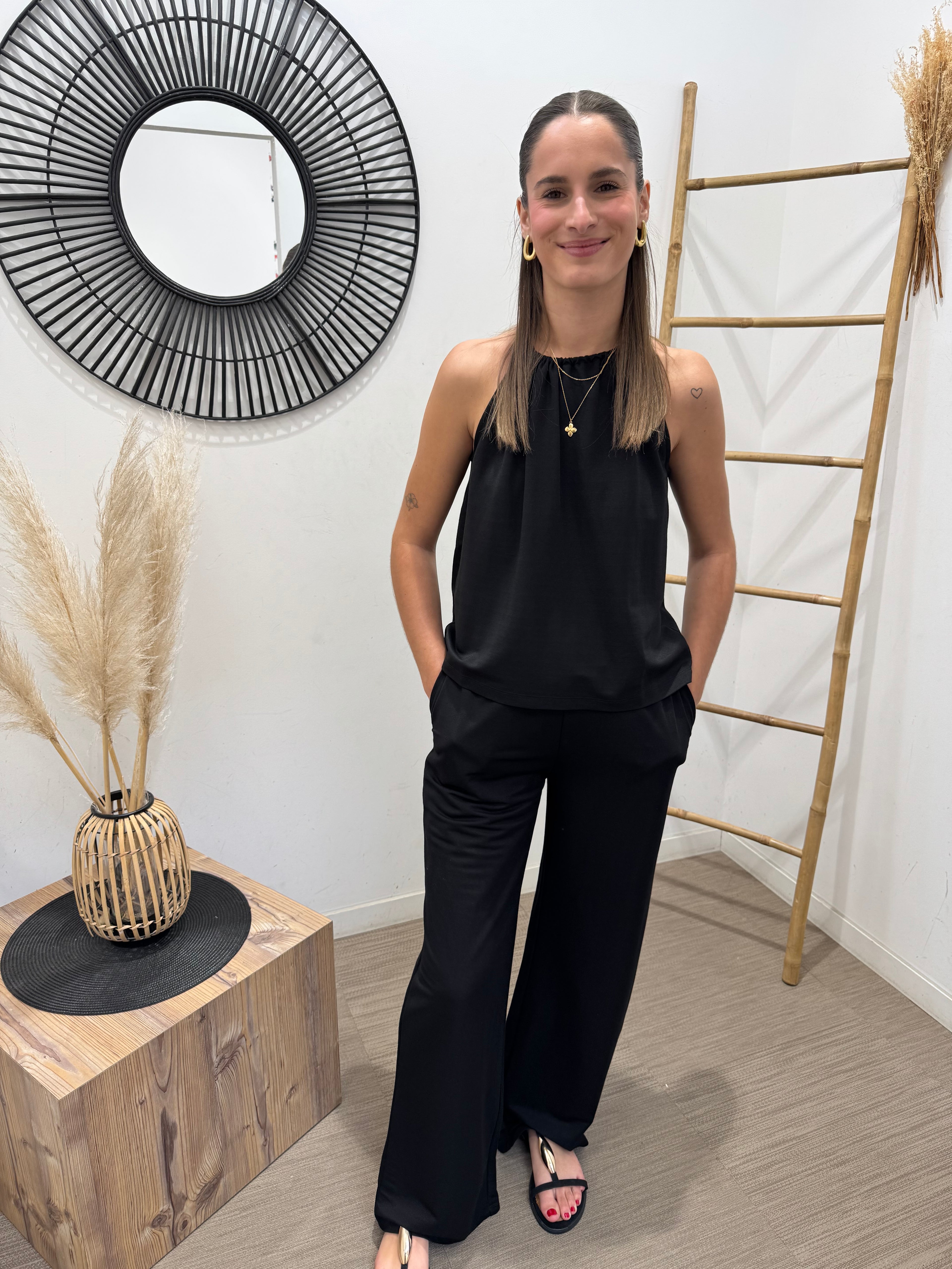 Pantalon Leslie noir