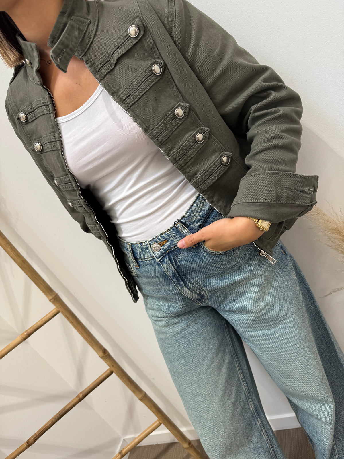 Veste Ashley Kaki