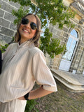 Haut Lou rayé beige
