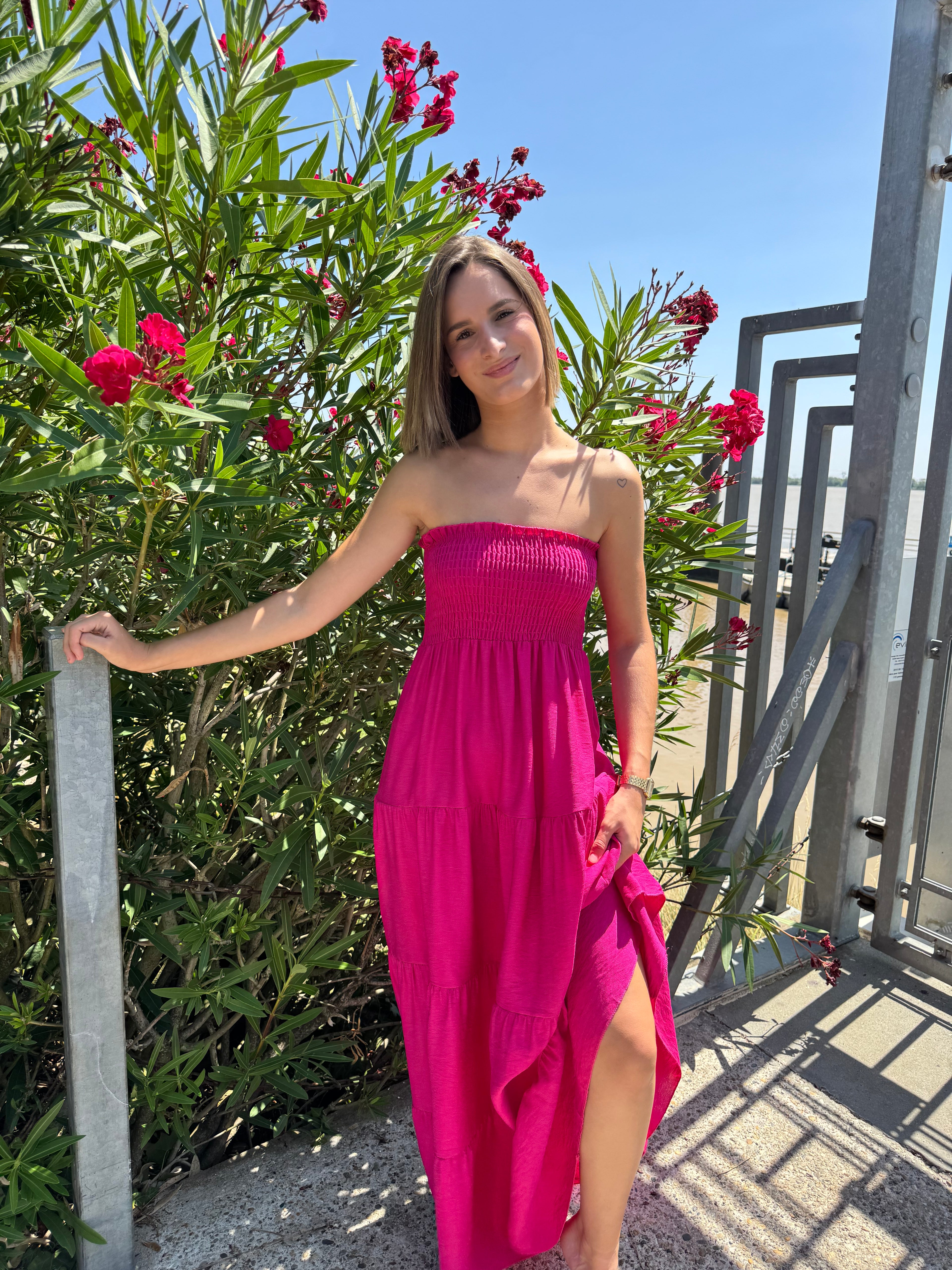 Robe Forcyma Fuchsia