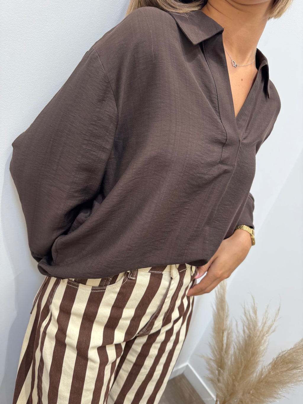 Blouse Venus Marron