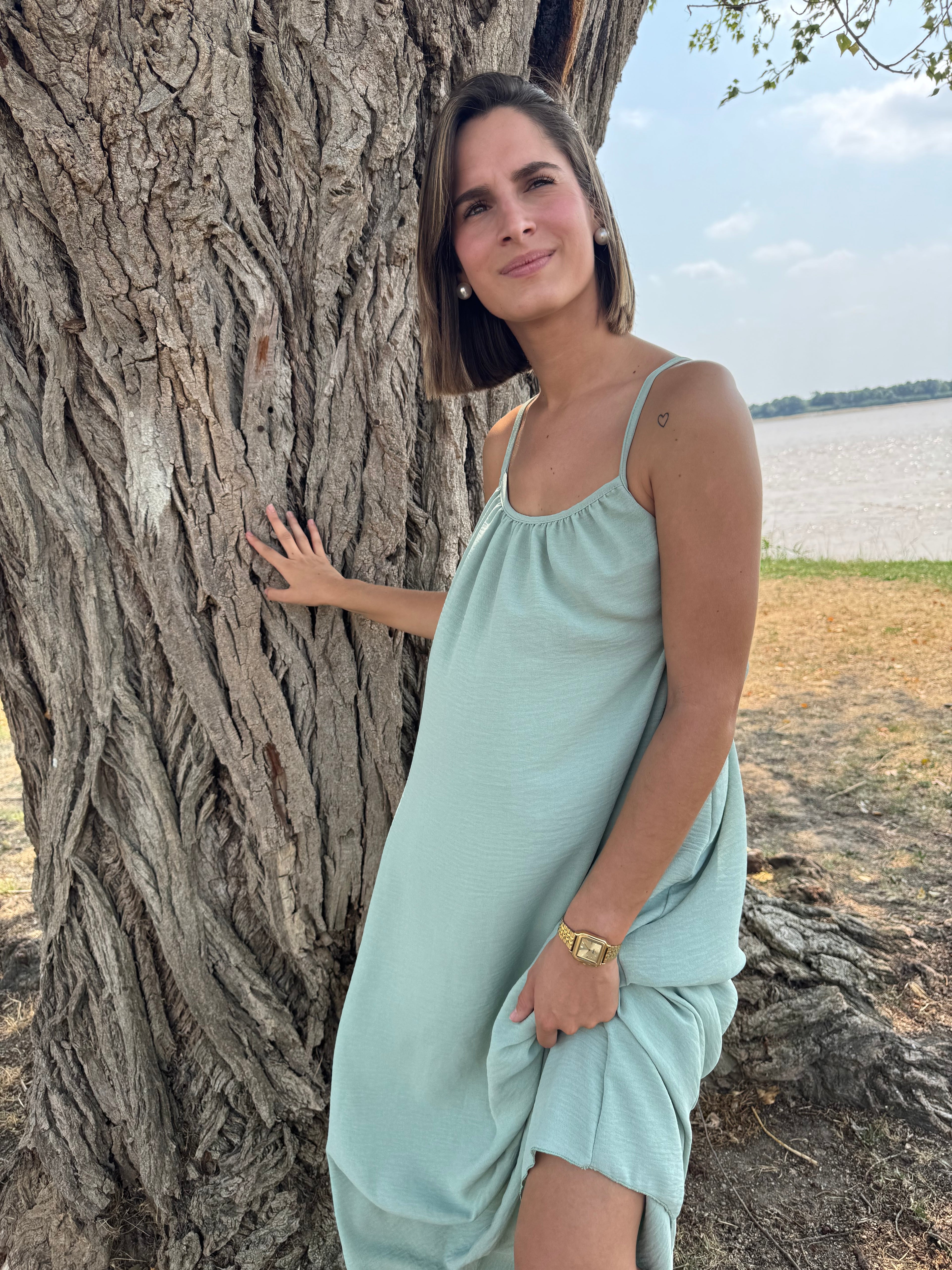 Robe Adèle Vert