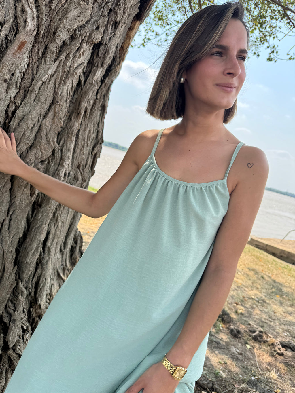 Robe Adèle Vert