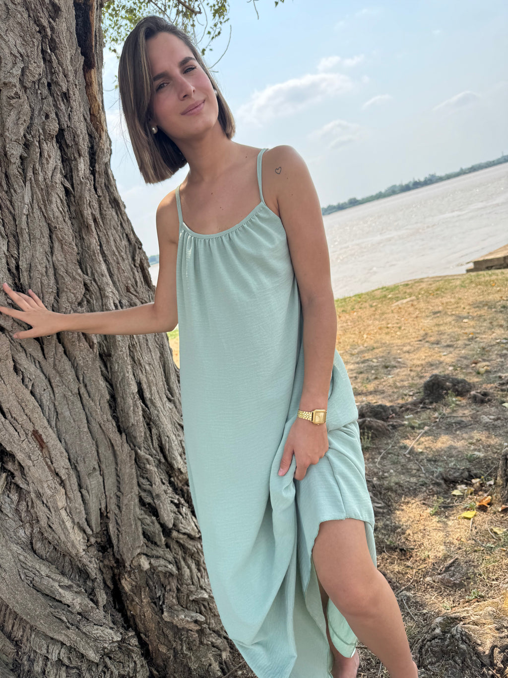 Robe Adèle Vert