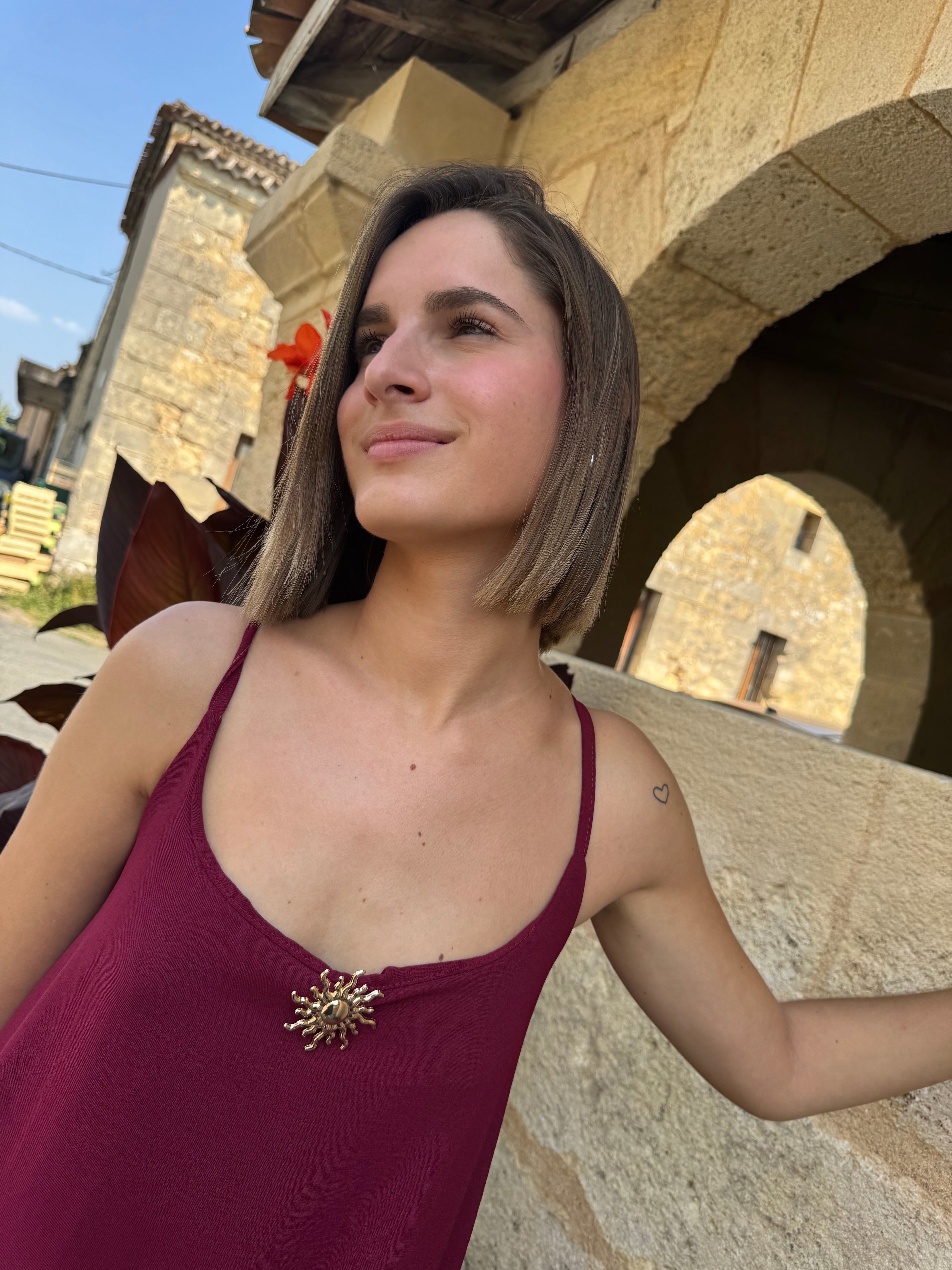 Robe Stella Bordeaux